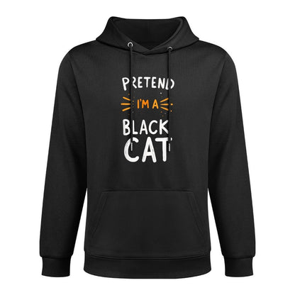 Pretend Im A Black Cat Halloween Costume Easy Care Hoodie