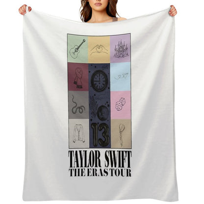 TS The Eras Tour Poster Swiftie Throw Blanket