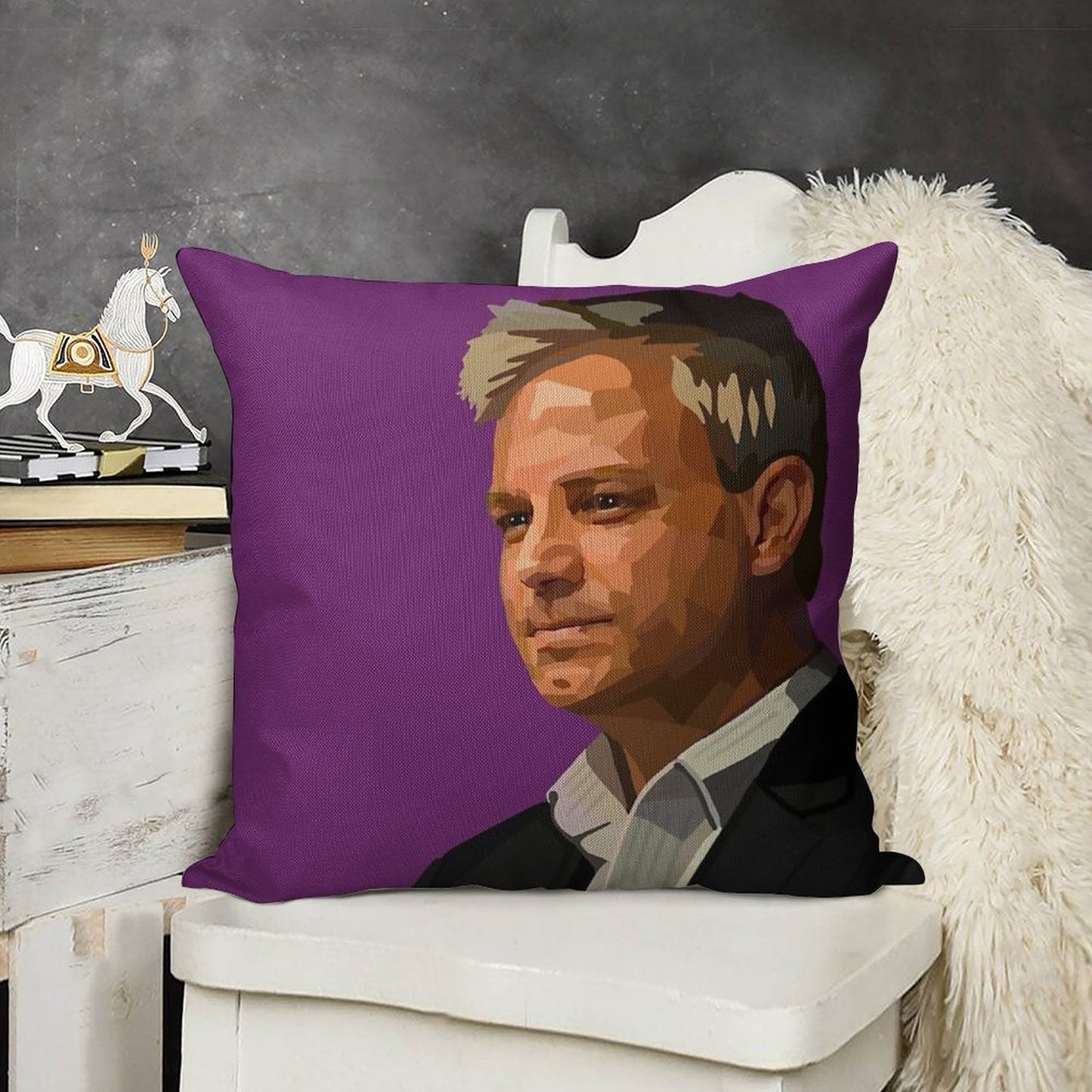 Prof. Brett Sutton Linen Throw Pillow Cover