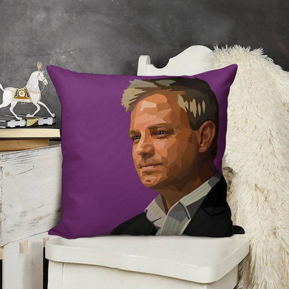 Prof. Brett Sutton Linen Throw Pillow Cover