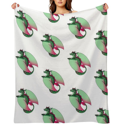Cobra Lily - Wings of Fire Throw Blanket