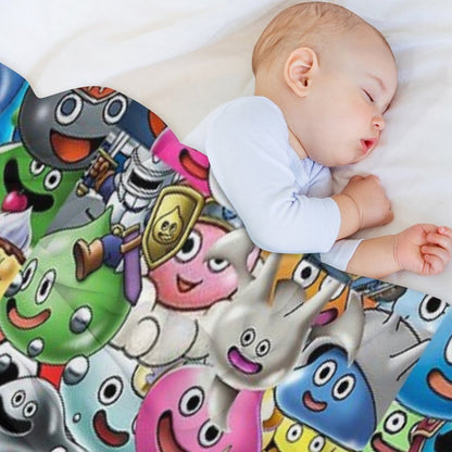 Dragon Quest Slimes Throw Blanket