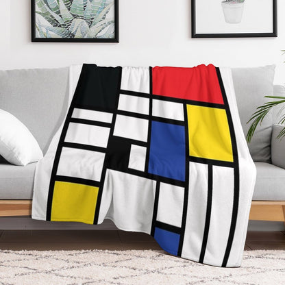 De Stijl #1 Throw Blanket