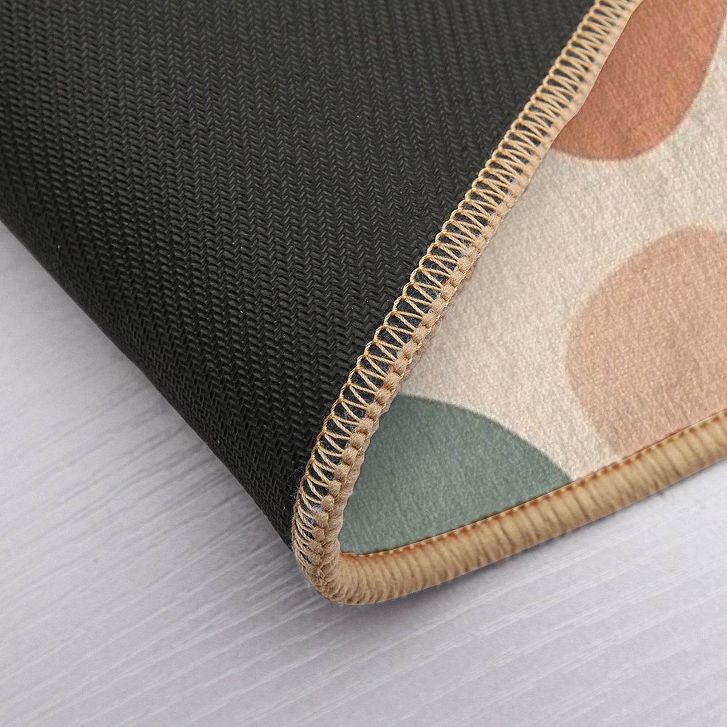 Earth Tones Shapes Bath Mat