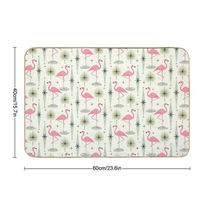 Atomic Flamingo Oasis Bath Mat