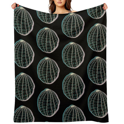 Sea Urchin Throw Blanket