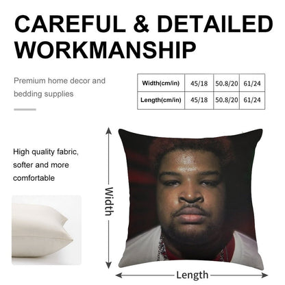 Mario Judah Rage Pillow Linen Throw Pillow Cover