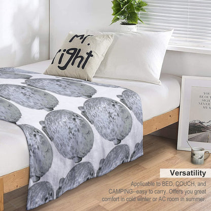 Cute Little Chonky Seal Throw Blanket