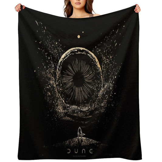 Shai-Hulud The Sandworm Throw Blanket