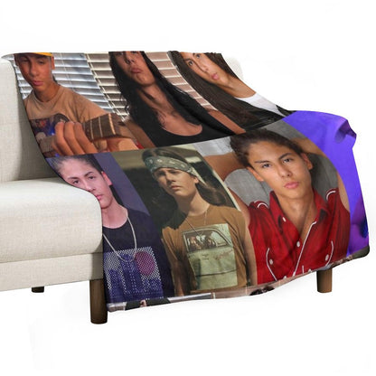 Miguel Cazarez Mora Collage Throw Blanket