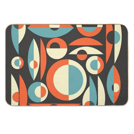 Retro Eames Era  Pisces Bath Mat