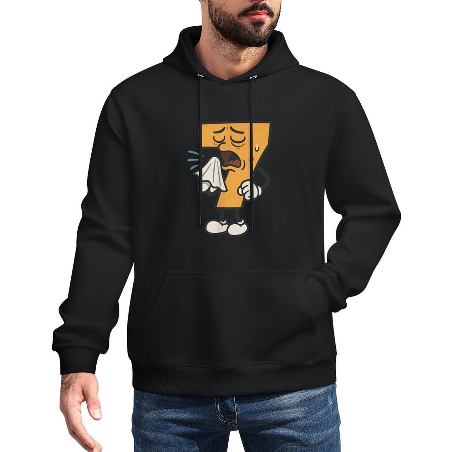 (2 Sides) Funny Sick Seven 67 Costume for Trending Popular Layering Staple Hoodie