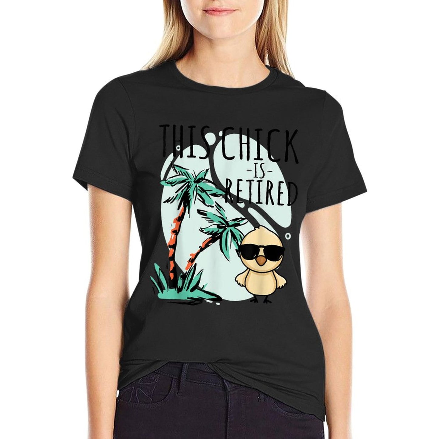 This Chick Is Retired Women Retirement T-Shirt
