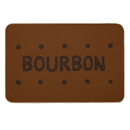 Chocolate Bourbon Biscuit Bath Mat