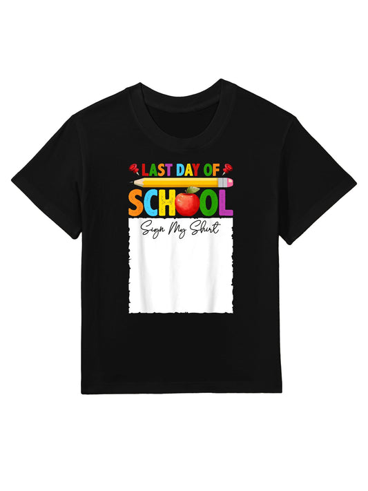 Funny Last Day Of School Sign My Autograph Graduation Kids T-Shirt