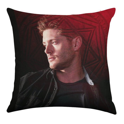 It's Where My Demons Hide Linen Throw Pillow Cover