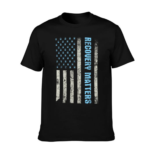 Recovery Matters - Sobriety Anniversary Sober AA NA T-Shirt
