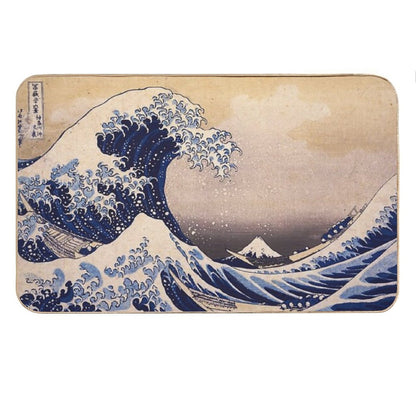 The Great Wave Off Kanagawa by Katsushika Hokusai (c 1830-1833) Bath Mat