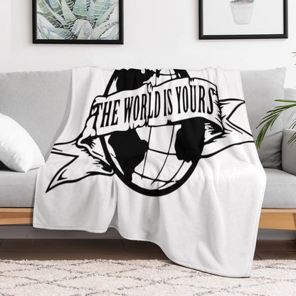 The World Is Yours Throw Blanket