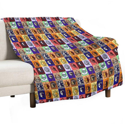Sun And Moon Show Gang Throw Blanket