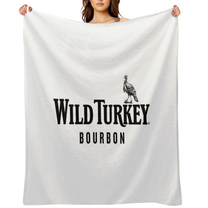 Wild Turkey Bourbon Cap Throw Blanket
