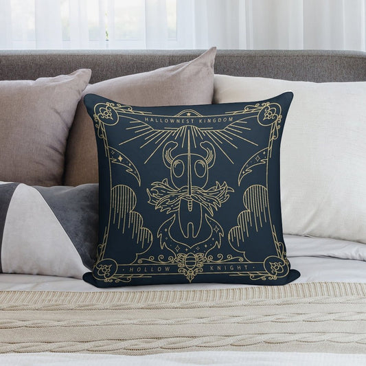 Hollow Knight Soft Hidden Zipper Throw Pillow