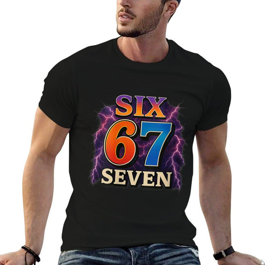 Womens 67 Six Seven 6 7 Meme Design Funny 6 7  Moisture-wicking T-Shirt