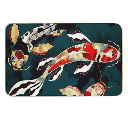 Metallic Koi Bath Mat