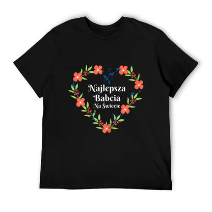 The Best Grandmother in The World Polish Najlepsza Babcia T-Shirt