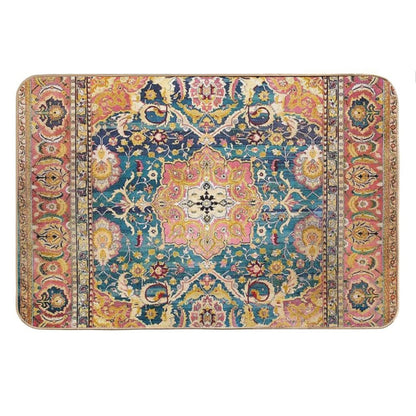 Amritsar Punjab North Indian Rug Print Bath Mat