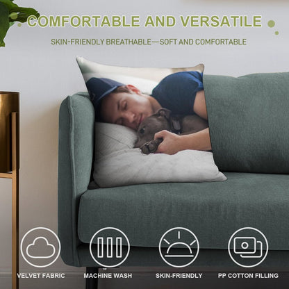 Tom Holland with Tessa Soft High-Density Material Throw Pillow