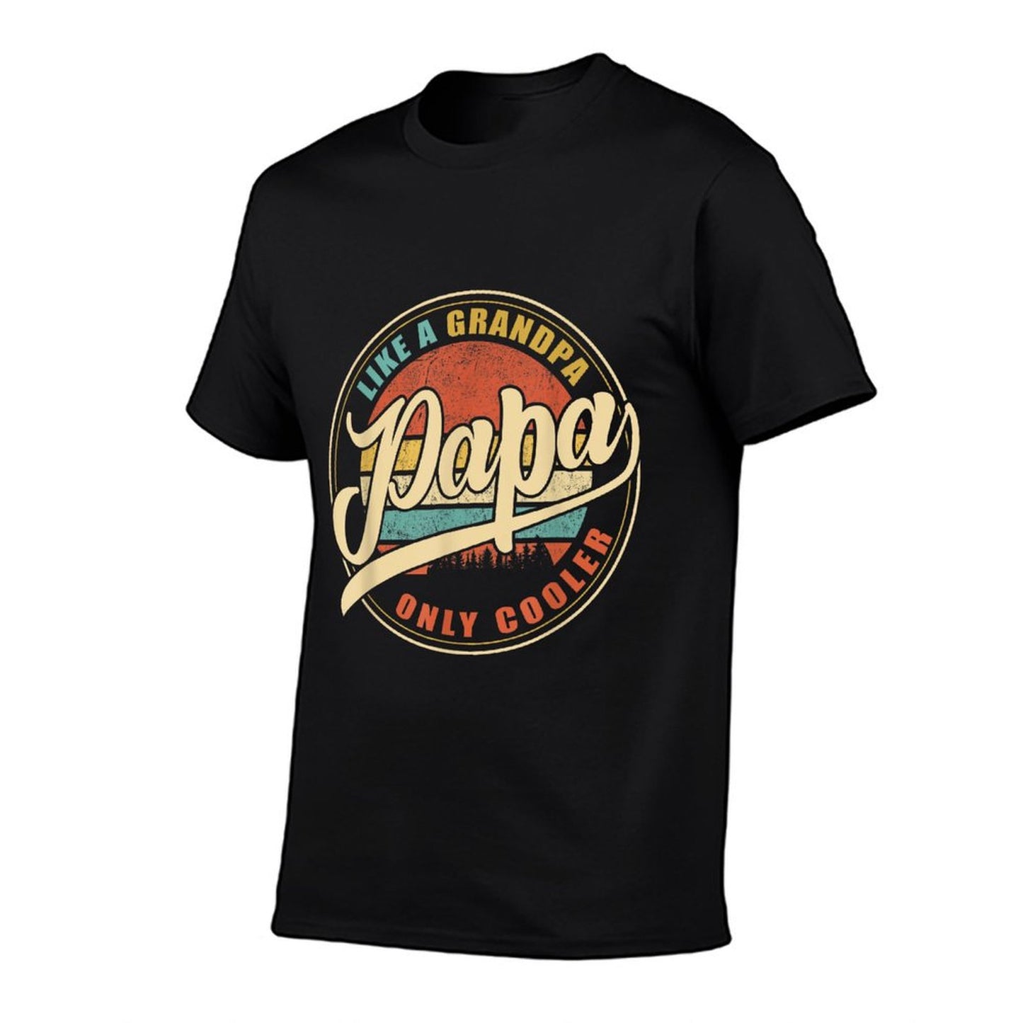 PAPA Like A Grandpa ONLY COOLER Funny Dad Papa Definition T-Shirt