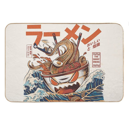 The Great Ramen Off Kanagawa Bath Mat
