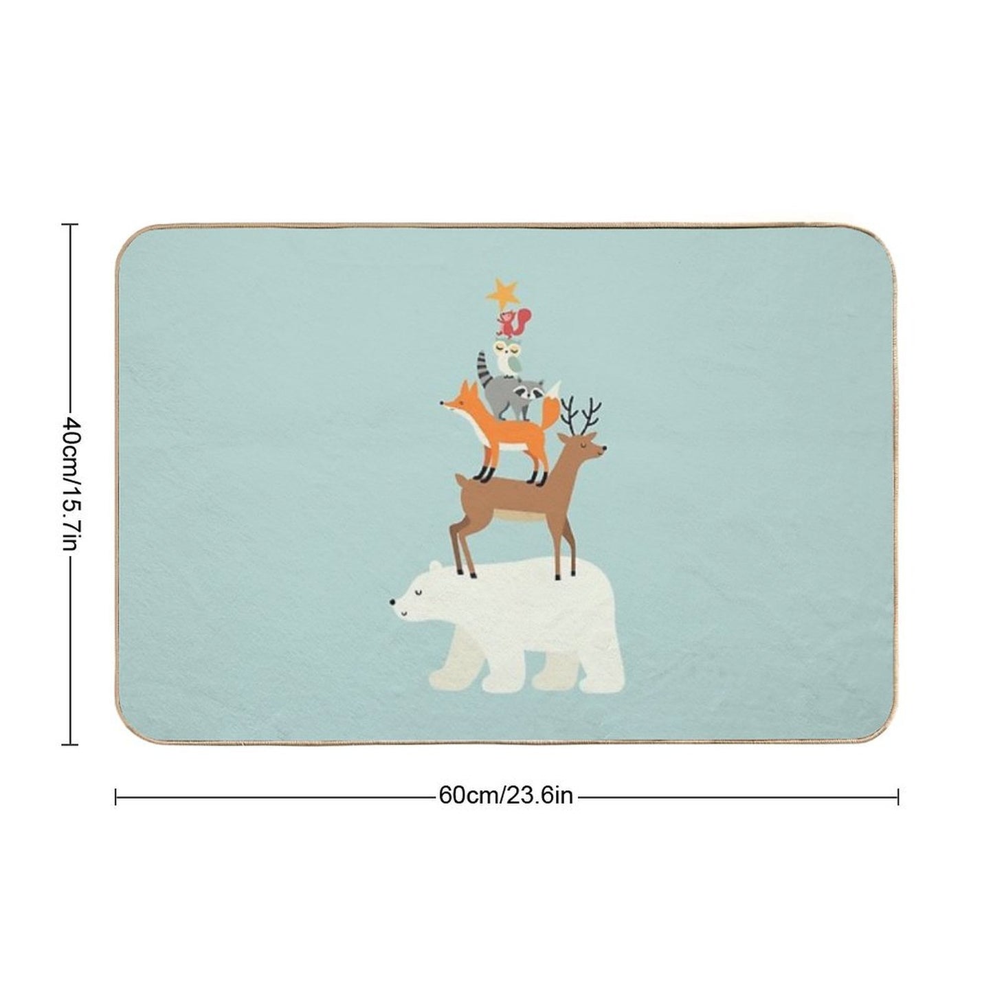 Picking Stars  Stain-Proof Bath Mat