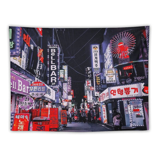 Selective Saturation Nights Tapestry