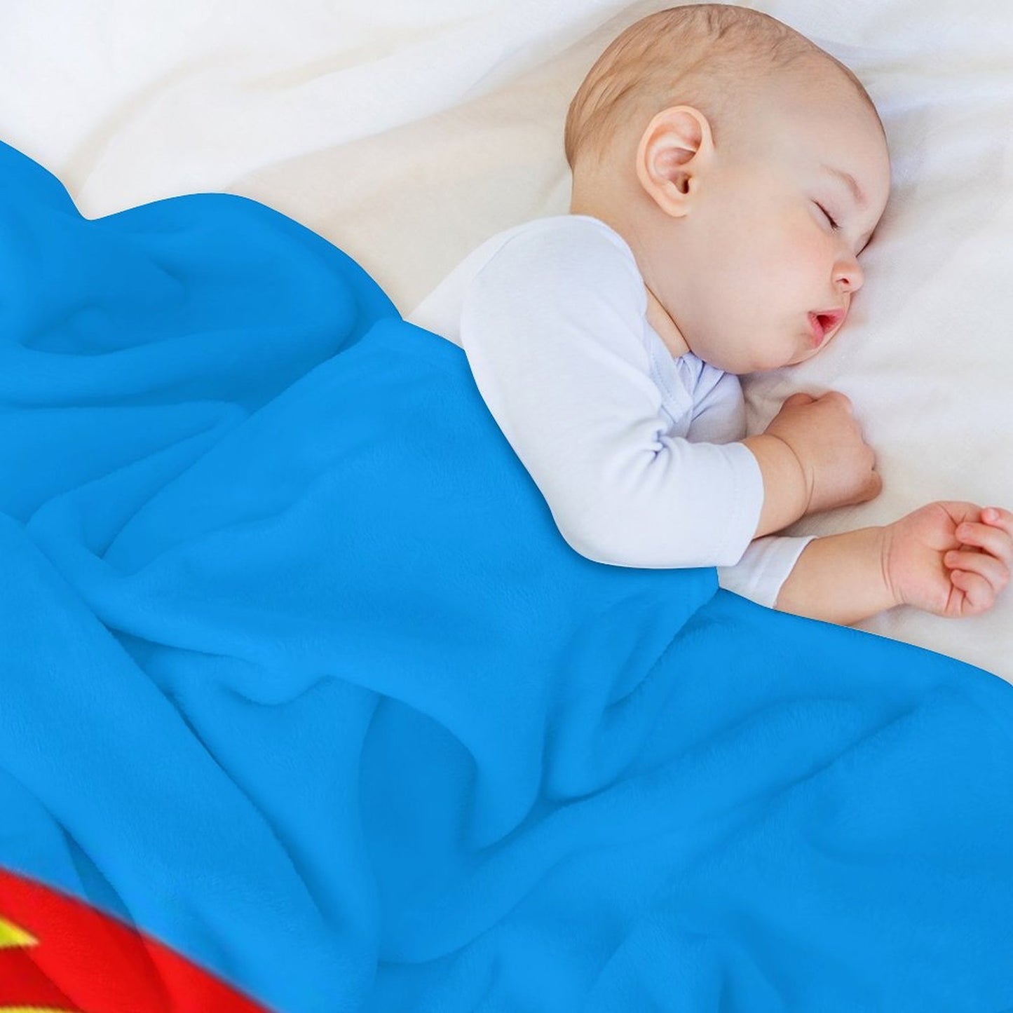 Superhero Large Comic Book Logo Shield Throw Blanket