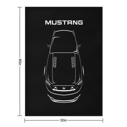 Ford Mustang S197 2013-2014 Throw Blanket