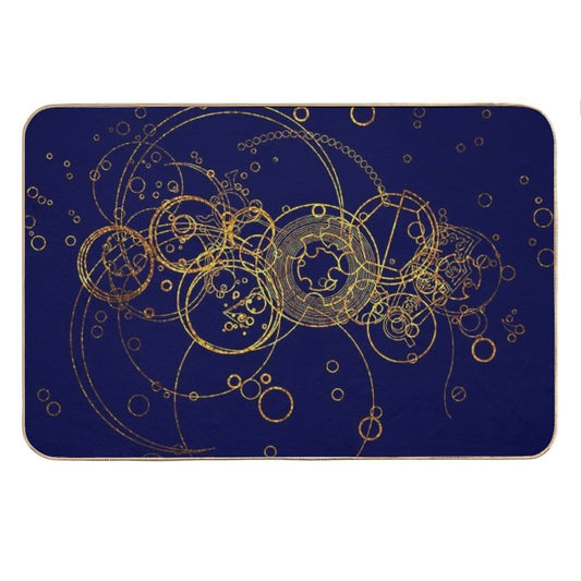 Time Lord Writing -  Transparent Bath Mat