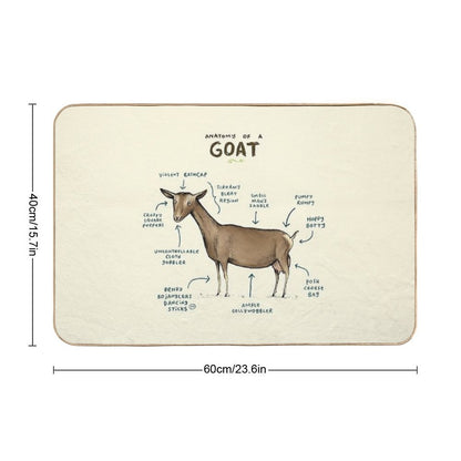 Anatomy of A Goat Bath Mat