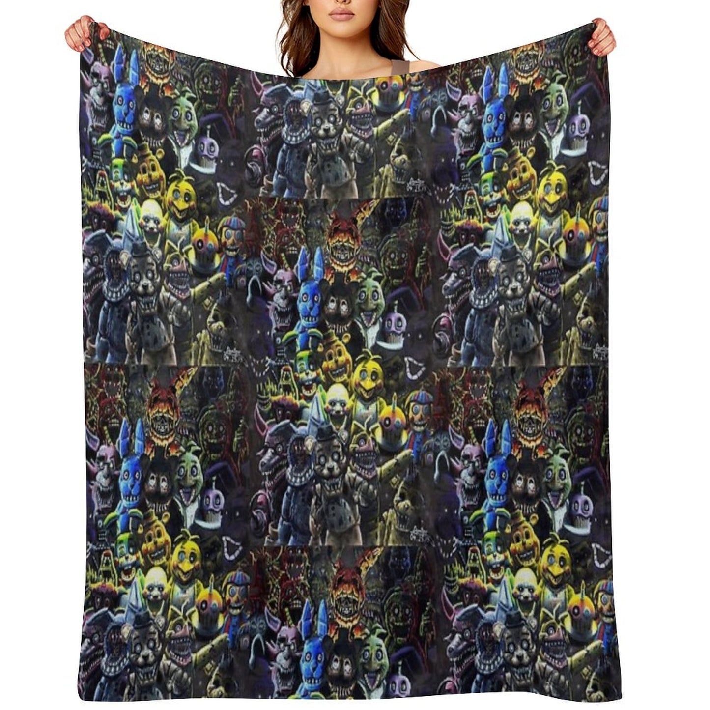 FNAF - The Night Shift Throw Blanket