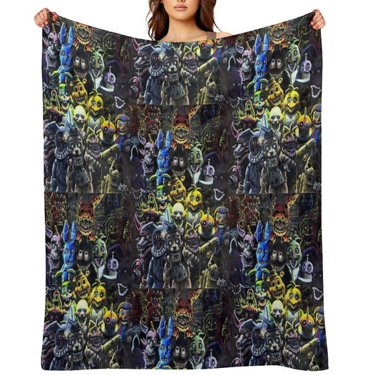FNAF - The Night Shift Throw Blanket