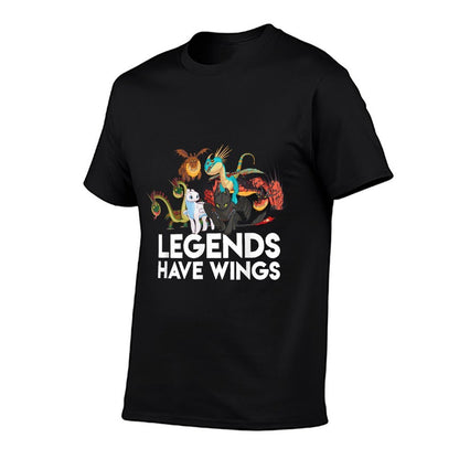 How To Train Your Dragons 3 Hidden World Legends Have Wings  Graphic-printed T-Shirt