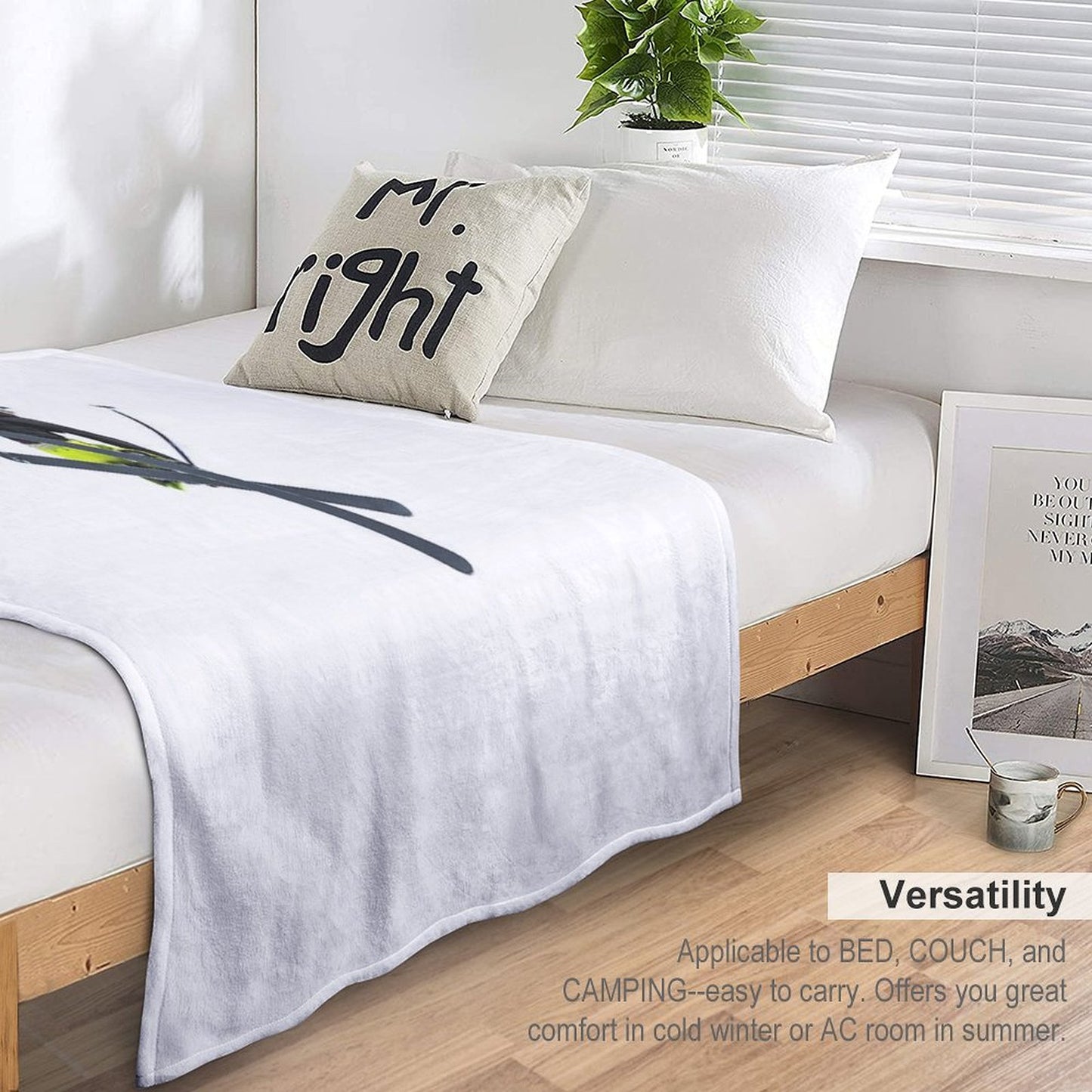 Free Rider Throw Blanket