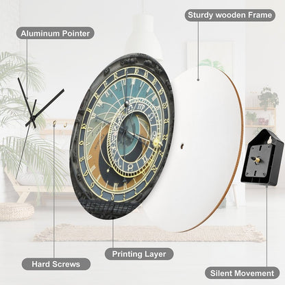 Prague Astronomical Clock Wall Clock
