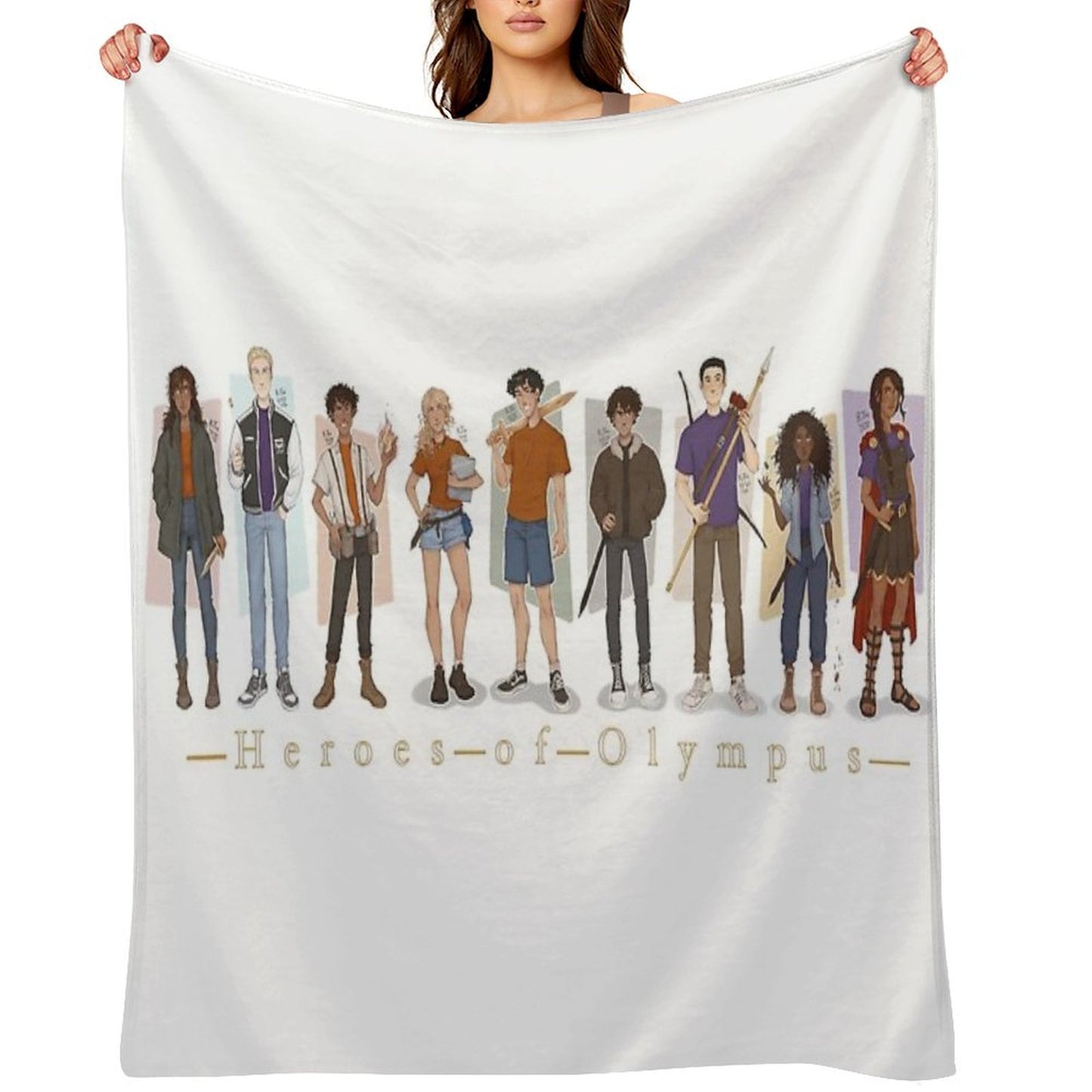 Heroes of Olympus Throw Blanket