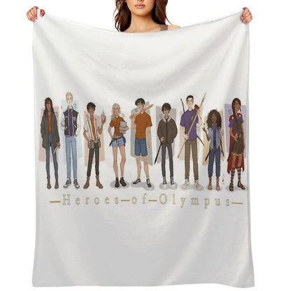 Heroes of Olympus Throw Blanket