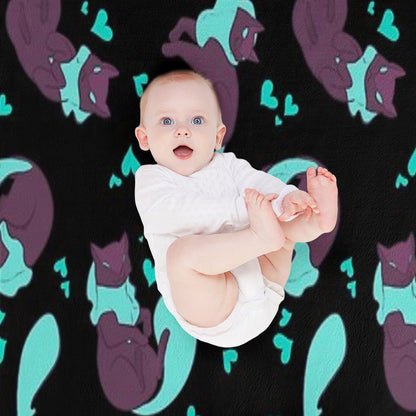 Melog Pattern Throw Blanket