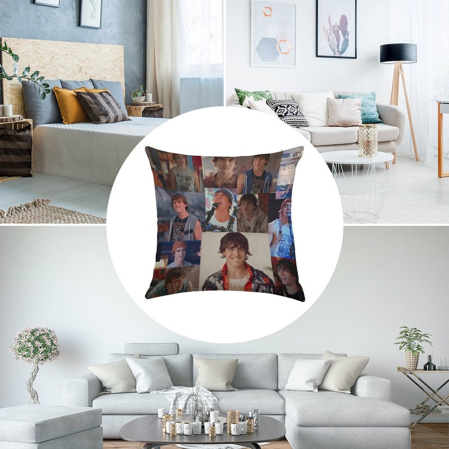 Julie And The Phantoms Luke Linen Throw Pillow Cover