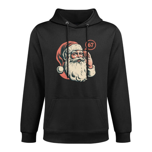 67 Christmas Funny Six Seven Meme Brainrot Santa Claus Boys Machine Washable Hoodie