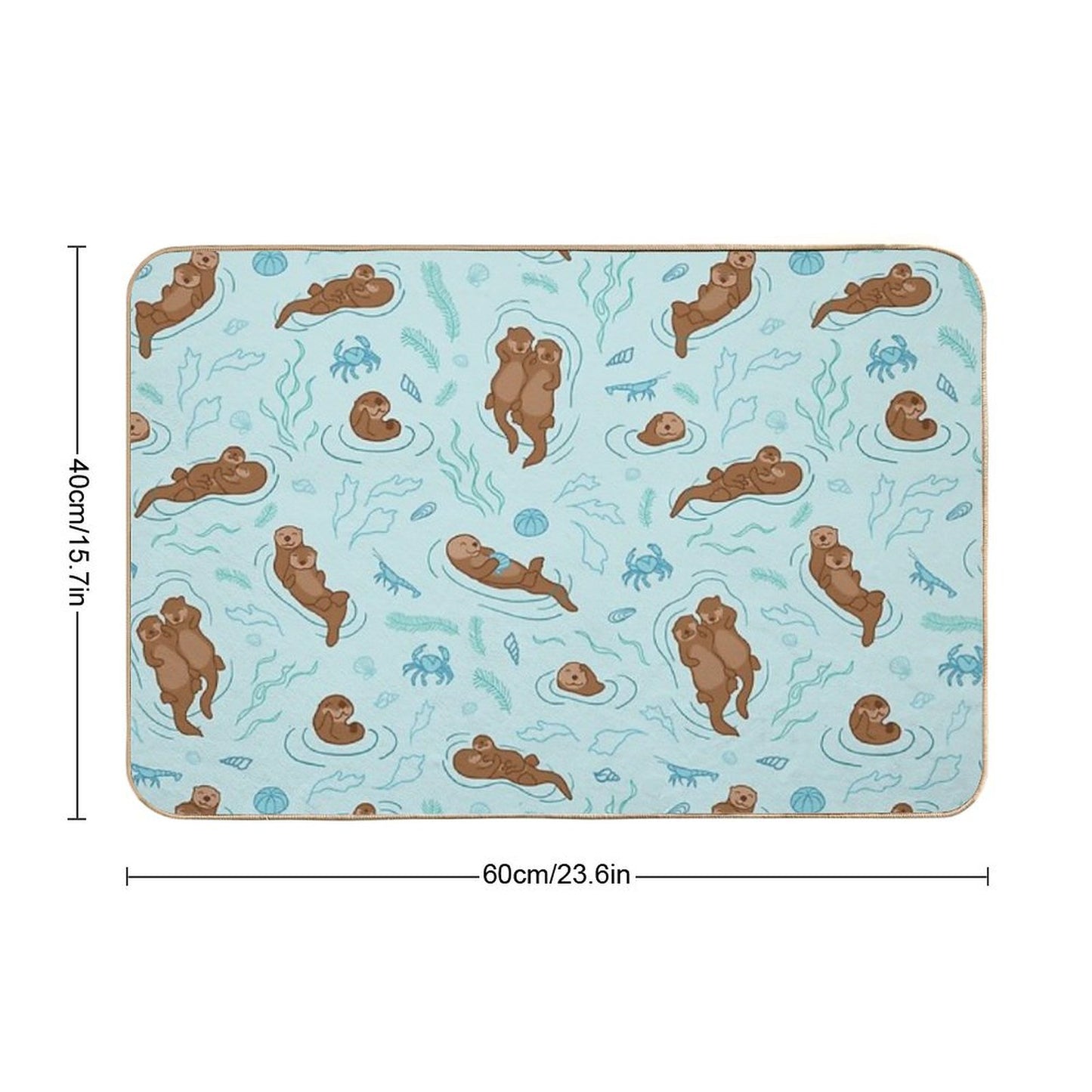 Otter Fun Light Bath Mat